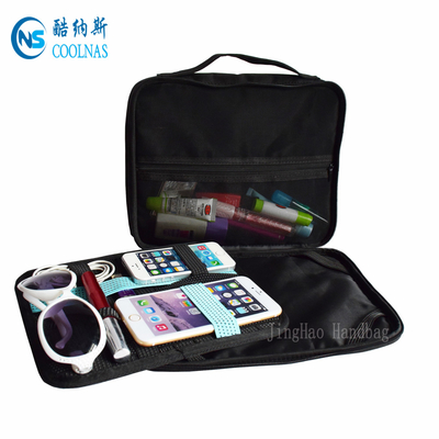 ODM/OEM Design GRID Gadget Organizer Elastic Travel Cable Organizer Bag