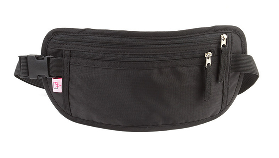 Women's Fanny RFID Travel Waist Bag 210 Ripstop With Elastic Band
