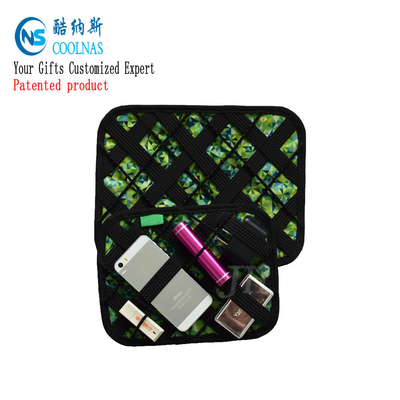Custom Nylon Electronic Travel Grid It Organizer Multi Color 35*14 Cm