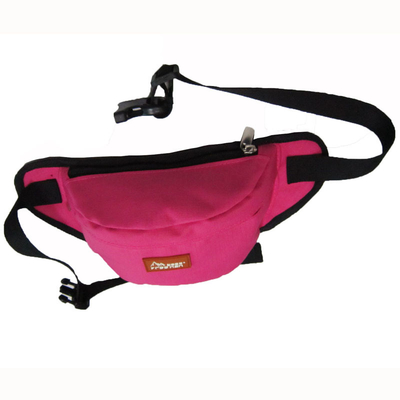 Custom Canvas Fanny Pack Travel Waist Bag Red Color For Womens