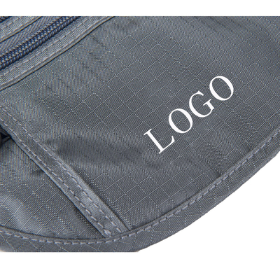 Portable Security Waist RFID Travel Bags With Zippers OEM Design