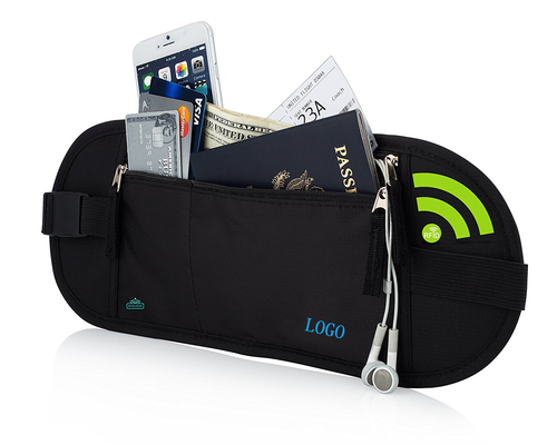 Portable Womens Travel Bum Bag  / Travelon Anti Theft Waist Pack