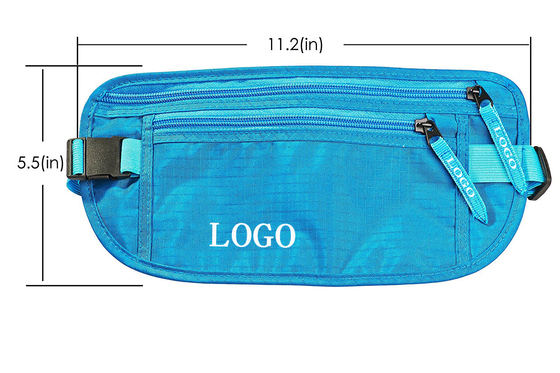 11.2*5.5 Inch  RFID Travel Bags / Adjustable Bicycle Workout Waist Pack