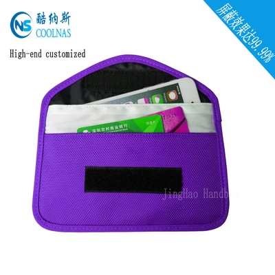 Pregnant RFID Travel Bags Cell Phone Signal Blocker Pouch For Mobile Phones