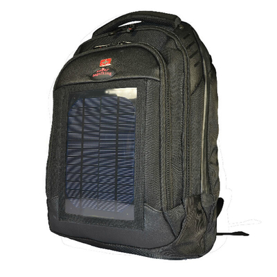 3.5W Solar Charging Backpack , Camping Backpack With Solar Phone Charger