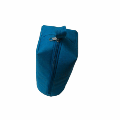 Round Portable Soft Cooler Bag PEVA Lining With Grad Handle 20*10.5cm