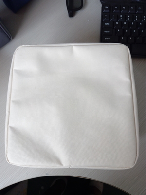 Large Custom White Drawstring Bag , Nylon Drawstring Bags 20*8 Cm