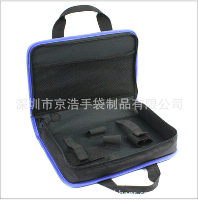 Portable Electrician Travel Tool Bag Soft Sided With Pockets 1680D