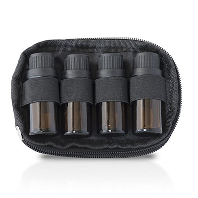 Nylon Essential Oil Storage Case 2 Bag Set With 4 Bottle Keychain Case