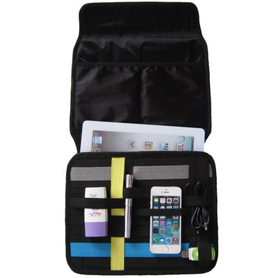 Digital GRID Tablet Cover Bag / Electronics Travel Organizer 29*24*2 CM